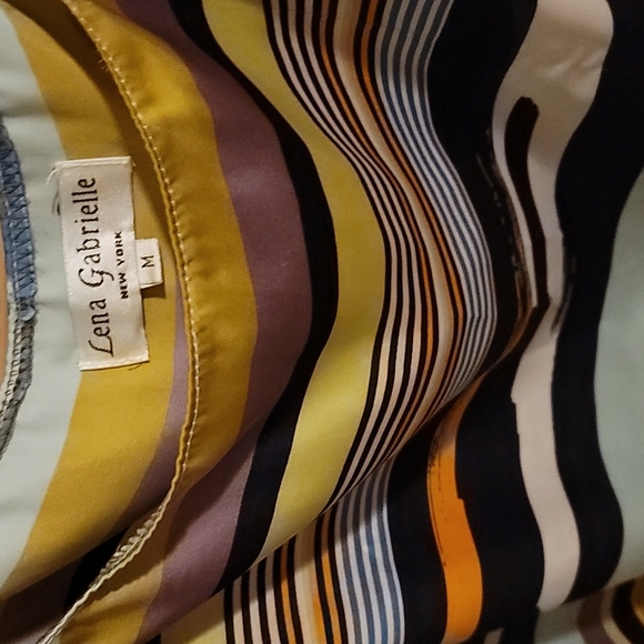 Stripe Silk Blouse - Picture 2 of 3